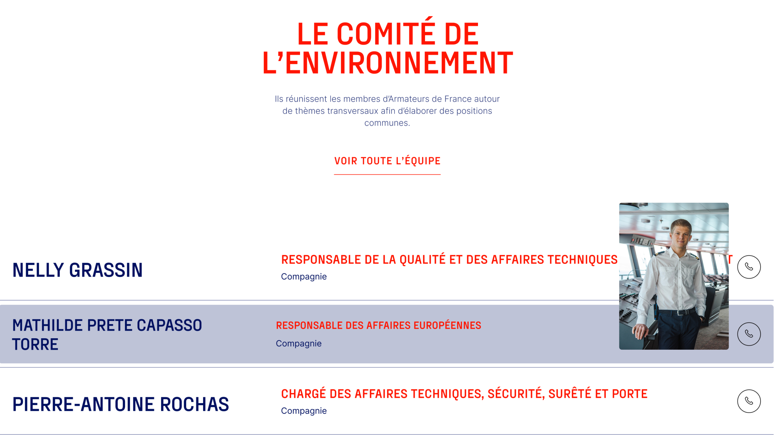 Comité de pilotage